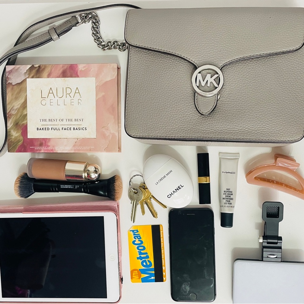 Michael Kors Grey Crossbody Bag